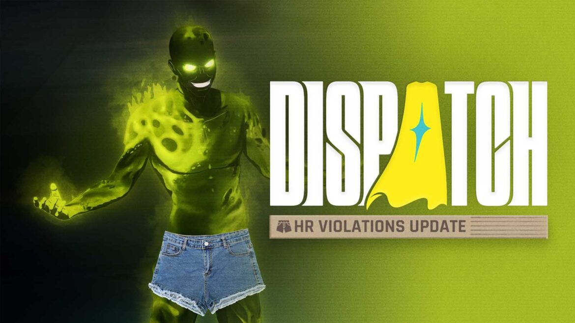 Dispatch arregla su censura en Switch con humor: llega el HR Violations Pack - Dispatch Switch censura