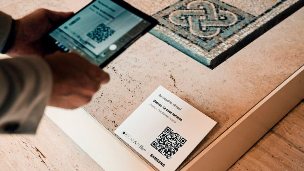 Samsung y el MAN: recorre una domus romana desde tu móvil con QR - domus romana virtual
