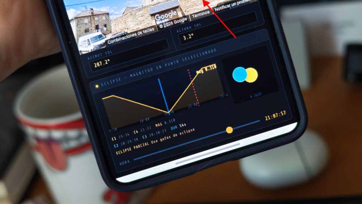Eclipse total en España: la app que evita arruinar la experiencia - eclipse total España