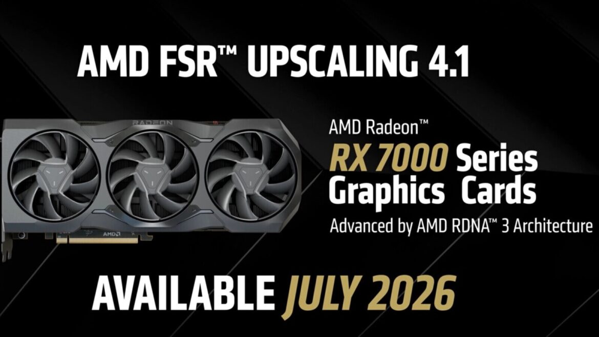 FSR 4.1 llega oficialmente a las Radeon RX 7000 y mejora 300 juegos - FSR 4.1 Radeon RX