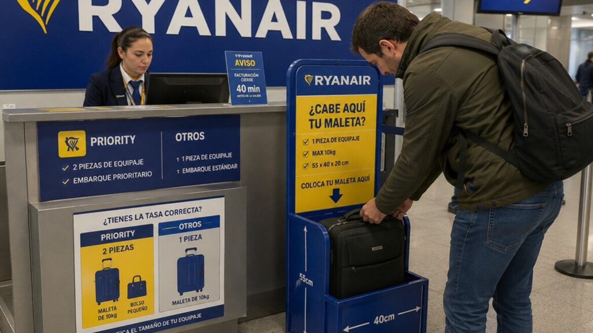 Ryanair gana la batalla: la maleta de mano seguirá costando dinero - maleta de mano Ryanair