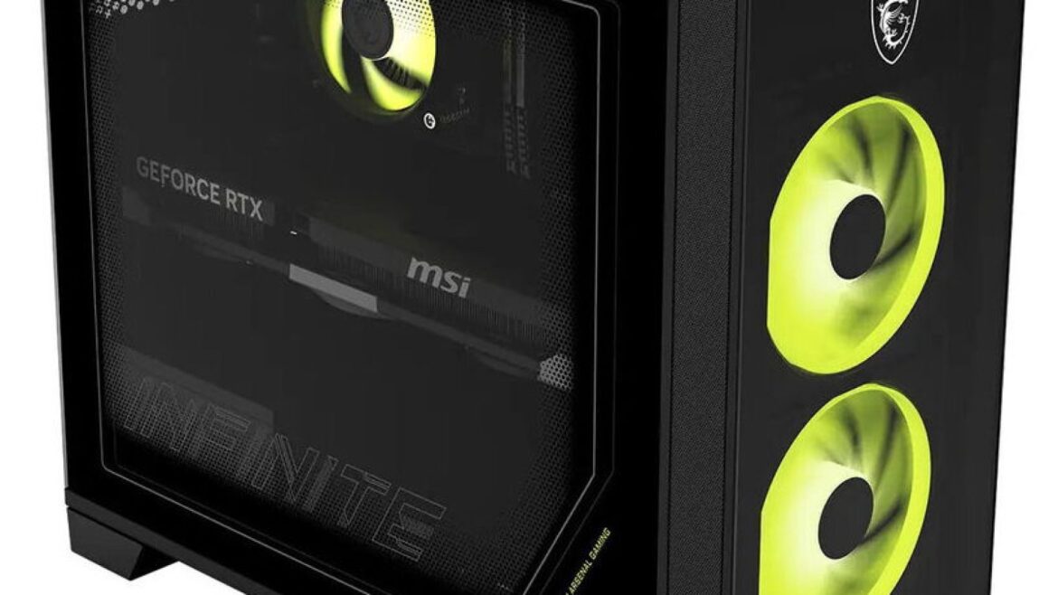 MSI MAG Infinite Z, el sobremesa gaming compacto con AMD y NVIDIA