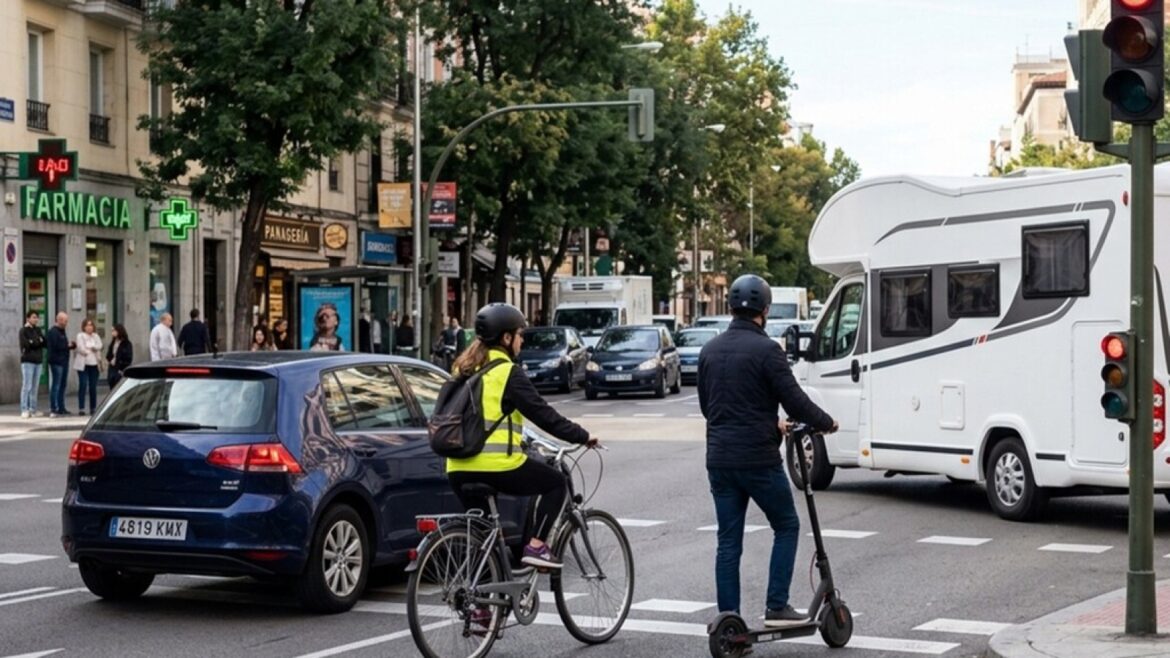 Nuevas normas DGT 2025: patinetes, motos, bicis y autocaravanas