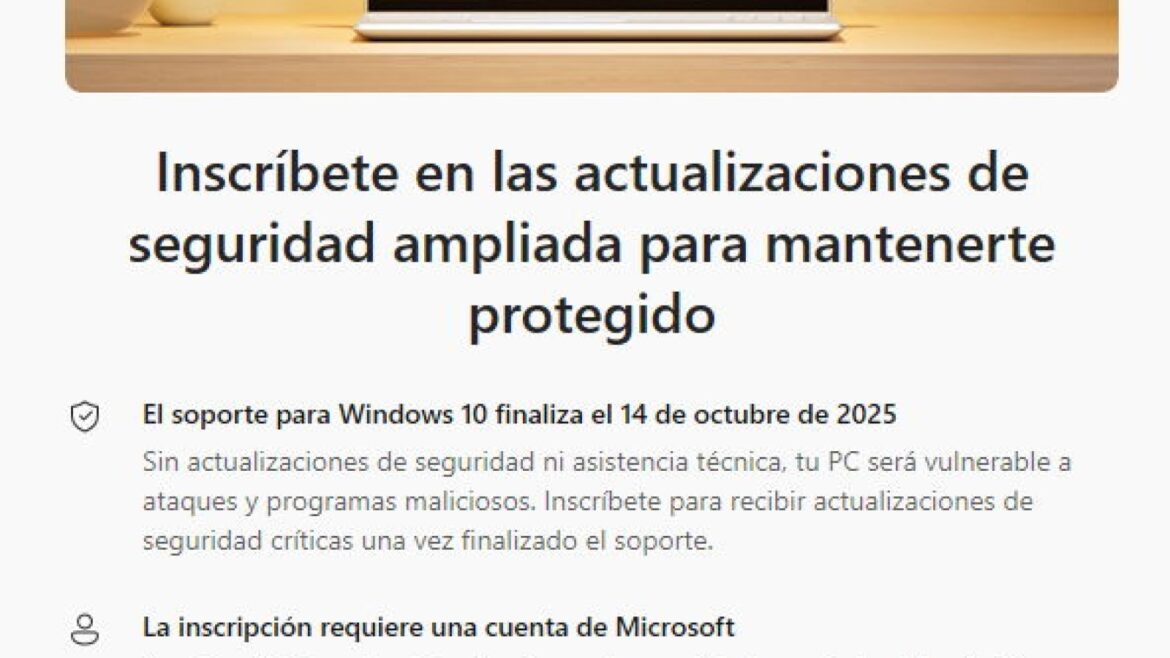 Windows 10 tendrá soporte gratuito hasta 2027: así puedes aprovecharlo - soporte Windows 10