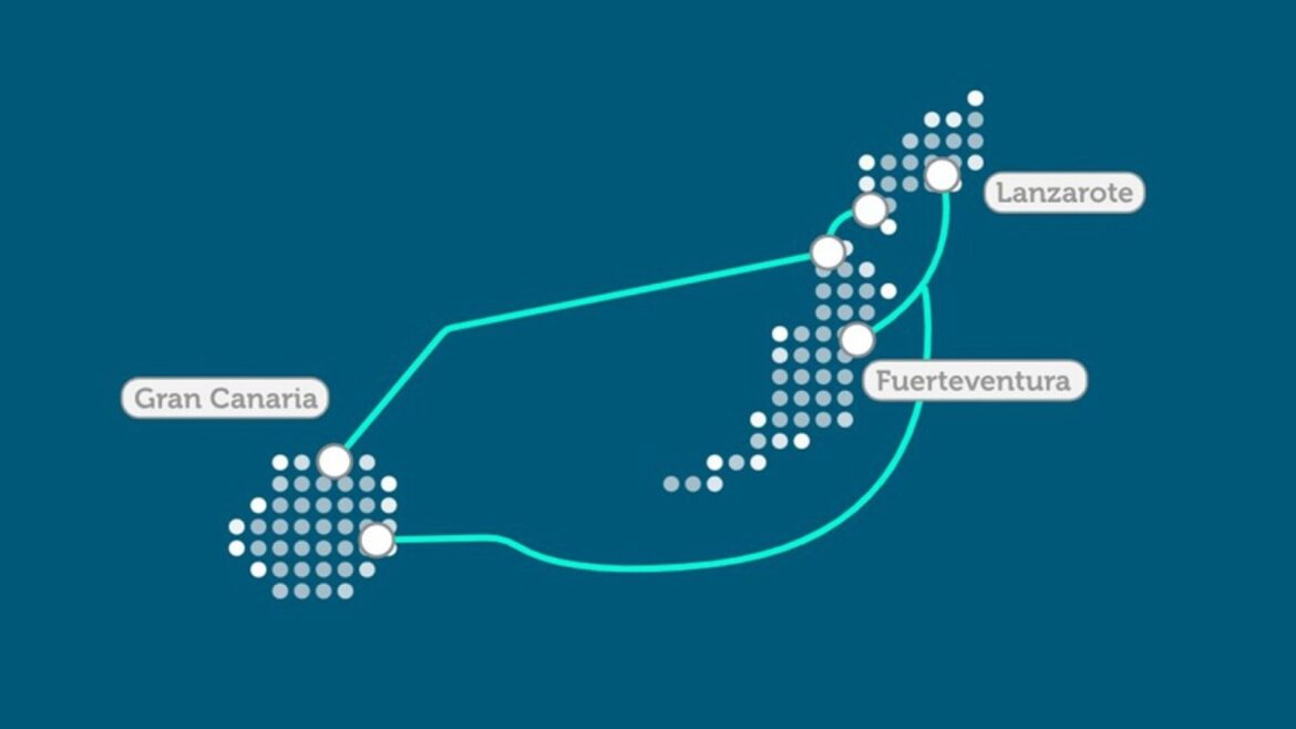 Canarias despliega el cable submarino Ring que unirá las islas orientales - cable submarino Canarias