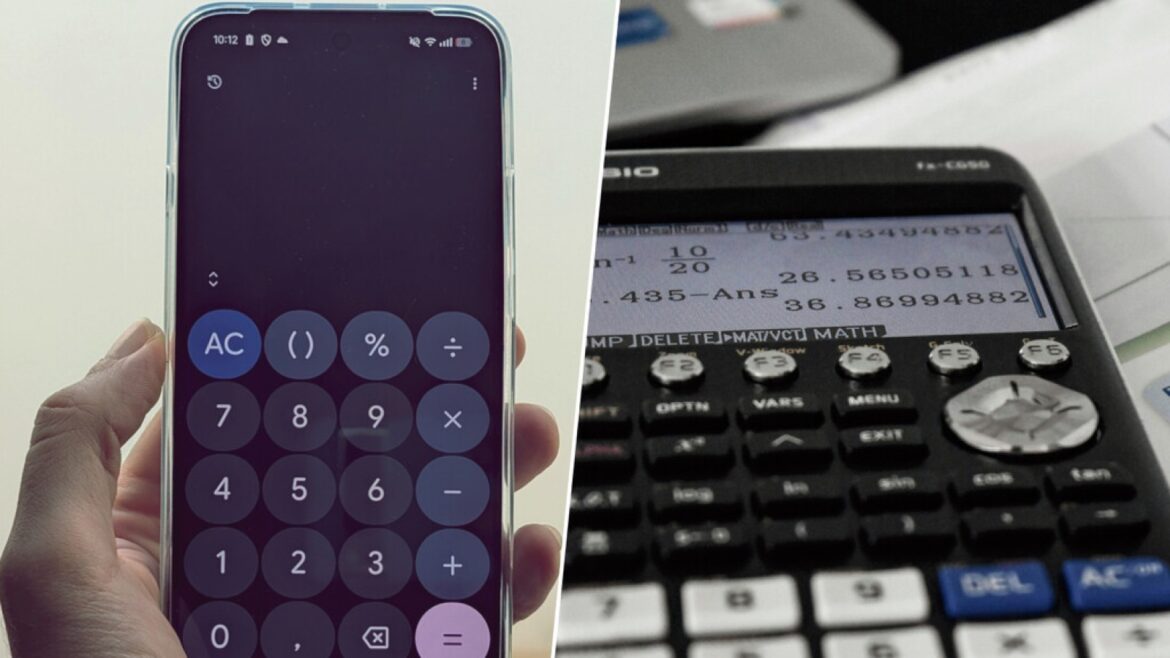 Calculadoras y smartphones: por qué dan resultados distintos