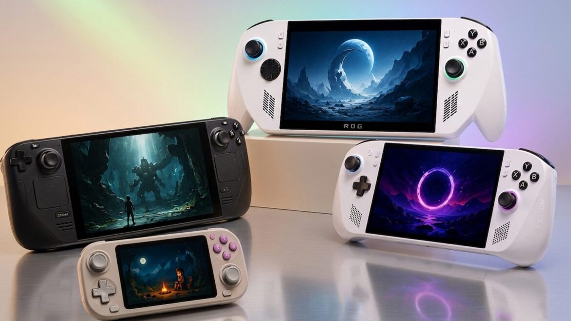 Consolas portátiles: Steam Deck, ROG Xbox Ally y Legion Go S comparadas