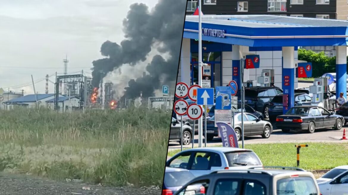 Crisis del combustible en Rusia: colas de 36 horas y guerra en casa