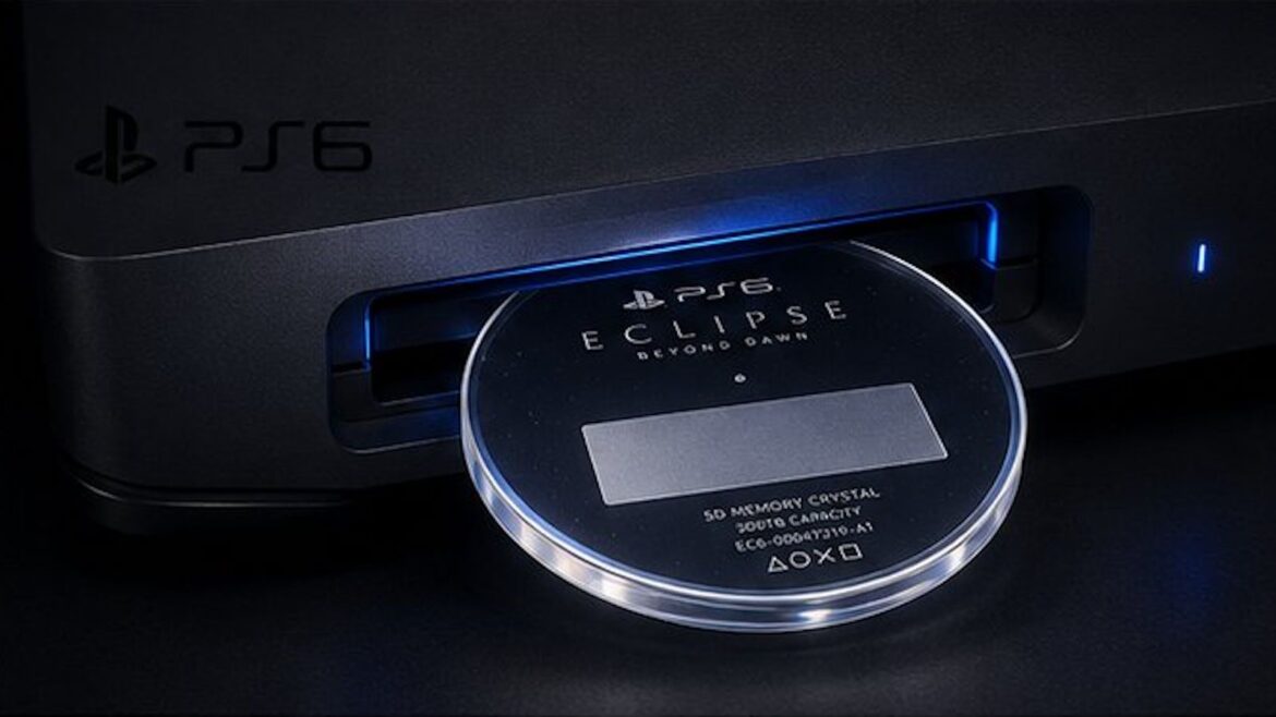 Juegos de PlayStation en cristales 5D: el concepto de un futuro sin discos - cristales 5D PlayStation