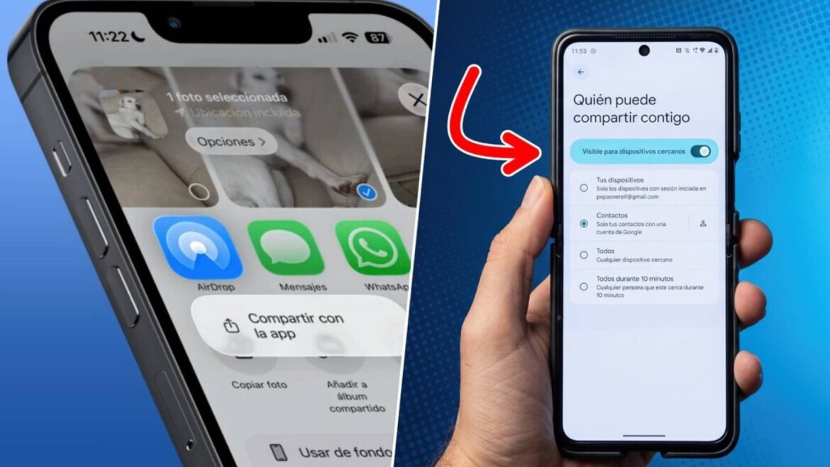 AirDrop y Quick Share: un fallo expone 5.000 millones de móviles - fallo AirDrop Quick Share