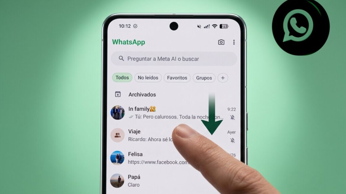 WhatsApp esconde un gesto secreto para ordenar todos tus chats al instante - filtros de chats WhatsApp