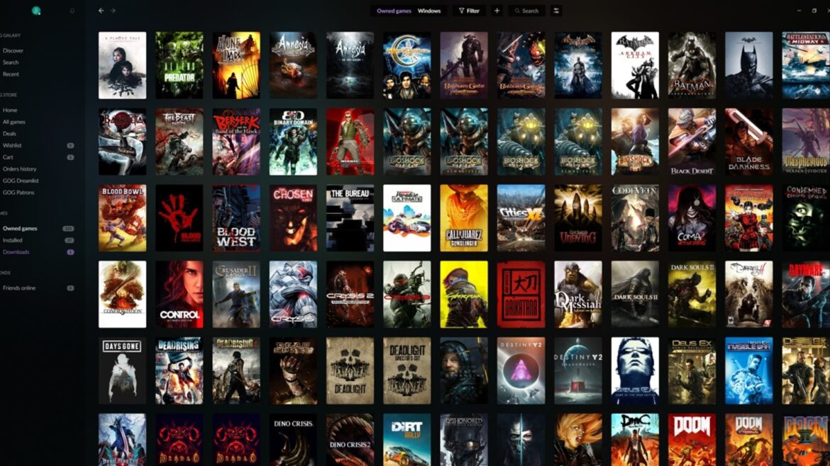 GOG Galaxy llegaría por fin a Linux y completaría su ecosistema - GOG Galaxy Linux