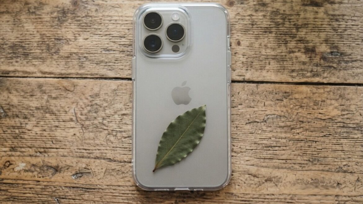 Por qué mucha gente lleva una hoja de laurel en la funda del móvil - hoja de laurel móvil