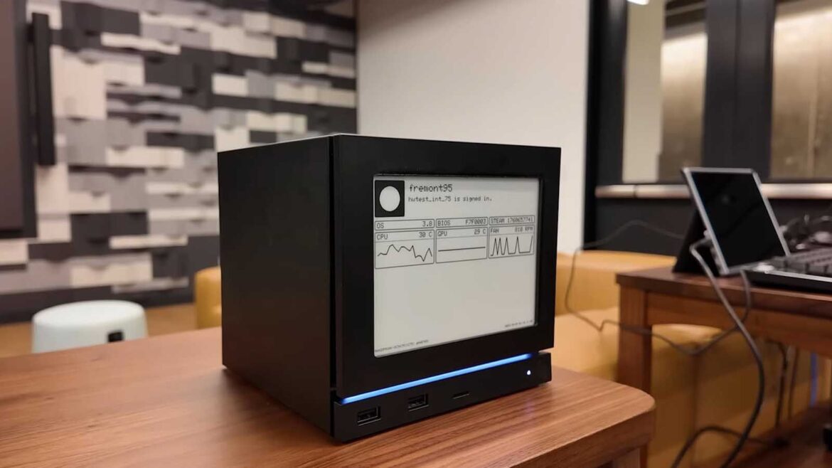 Inkterface, el frontal eInk para Steam Machine que puedes construir en casa - Inkterface eInk Steam Machine