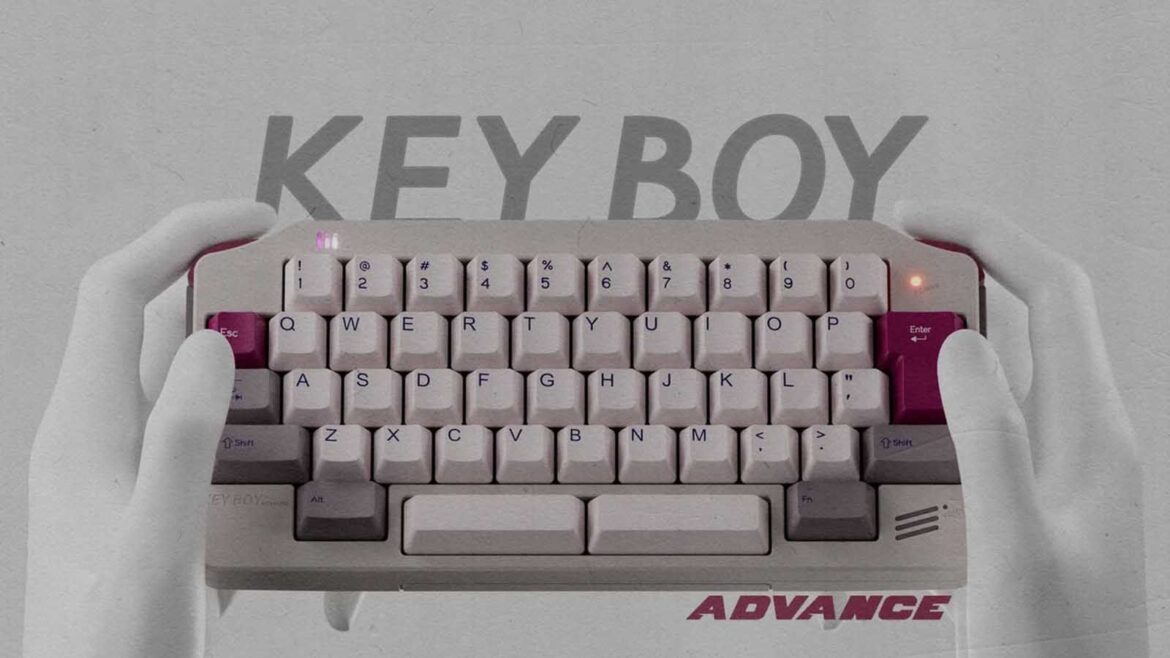 KeyBoy Advance, el teclado mecánico que homenajea a Game Boy Advance