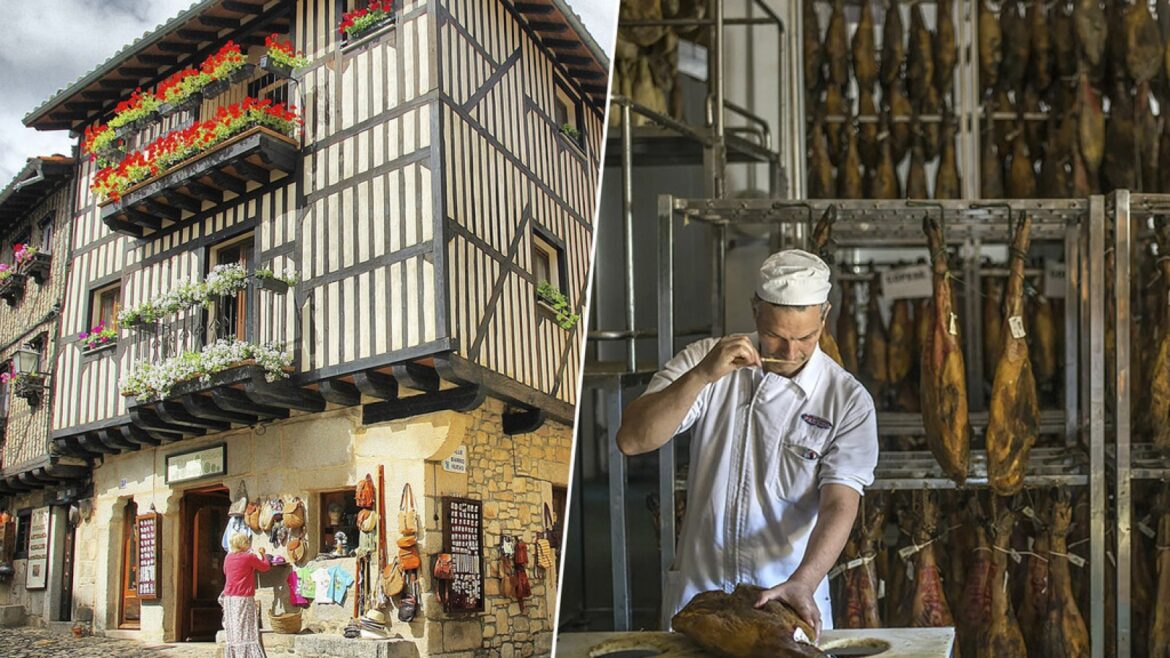 La Alberca, el pueblo más bonito de España para comer jamón ibérico - La Alberca jamón ibérico