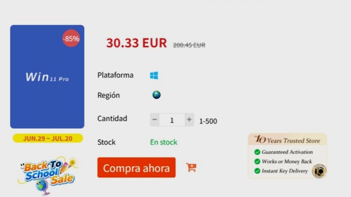 Windows 11 desde 14 euros: ofertas de verano en licencias oficiales - licencias Windows 11