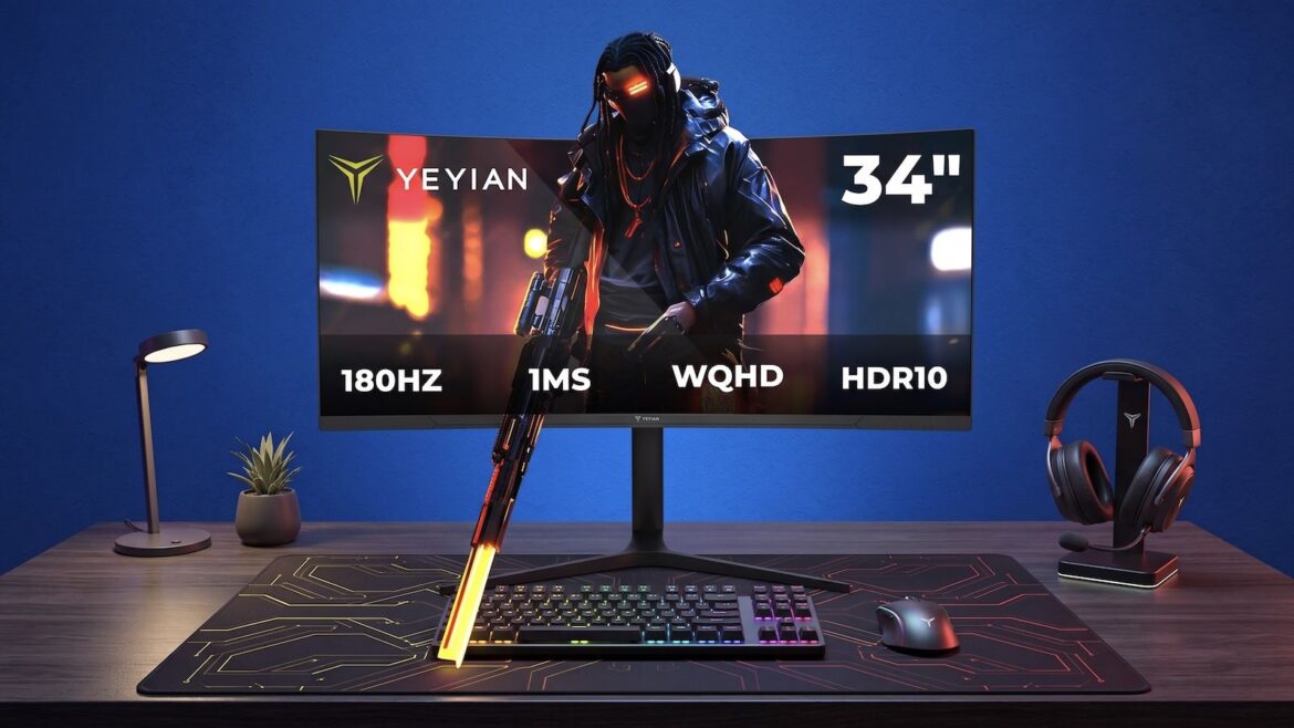 Monitor curvo 34" WQHD y 180 Hz cae un 44% por primera vez - monitor curvo 34 pulgadas