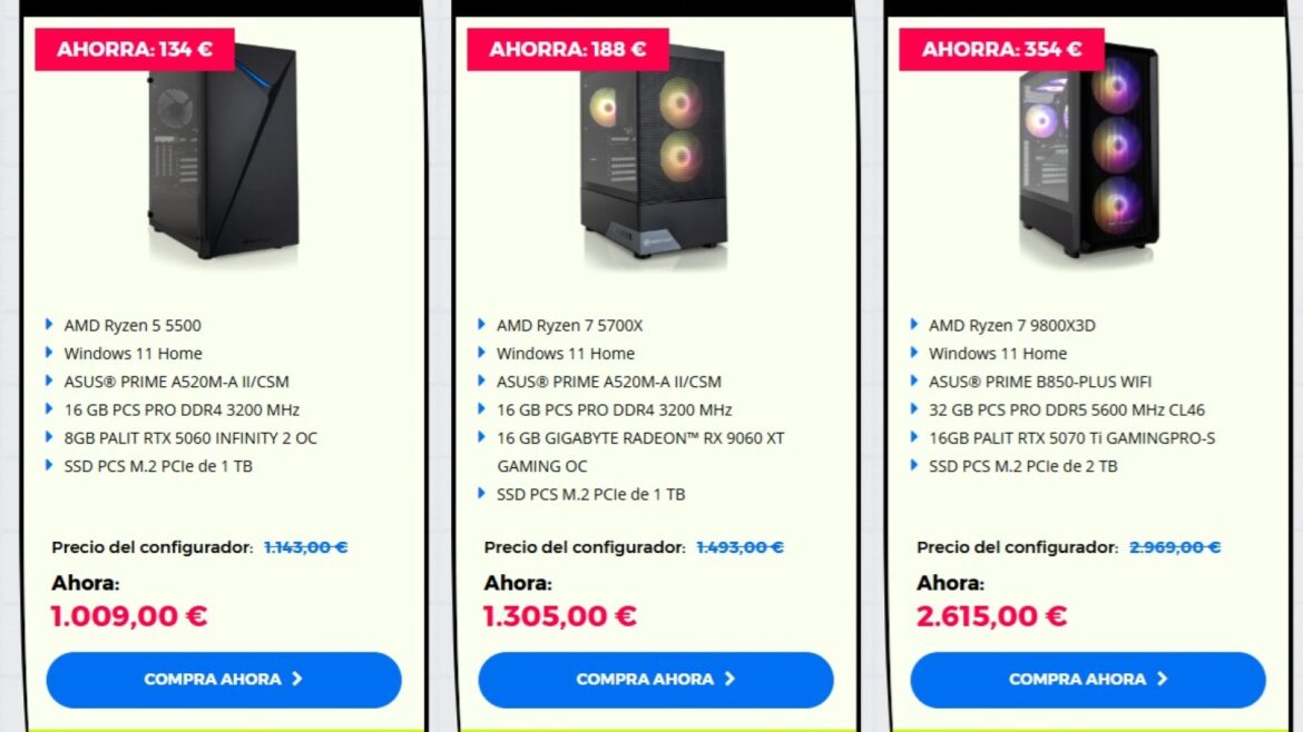 Ofertas vuelta al cole en PCSpecialist: hasta 354 euros de descuento - ofertas PCSpecialist vuelta al