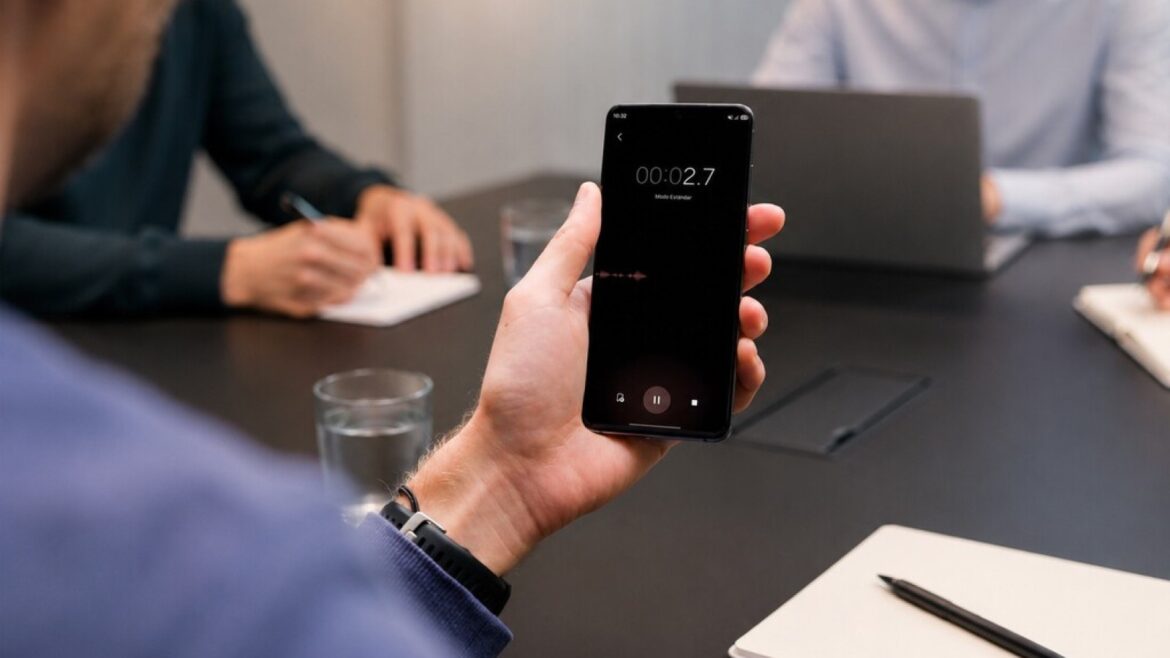One UI 9 renueva la Grabadora de voz de Samsung con transcripción en la nube - One UI 9 Grabadora
