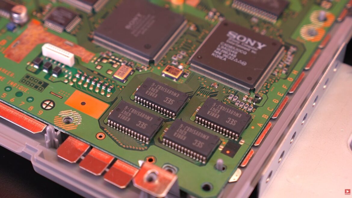 PS1 modificada con 16 MB de RAM: el experimento que sale mal - PS1 modificada 16 MB