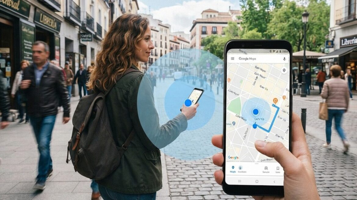Google Maps: qué significa el punto azul que parpadea en el mapa - punto azul Google Maps