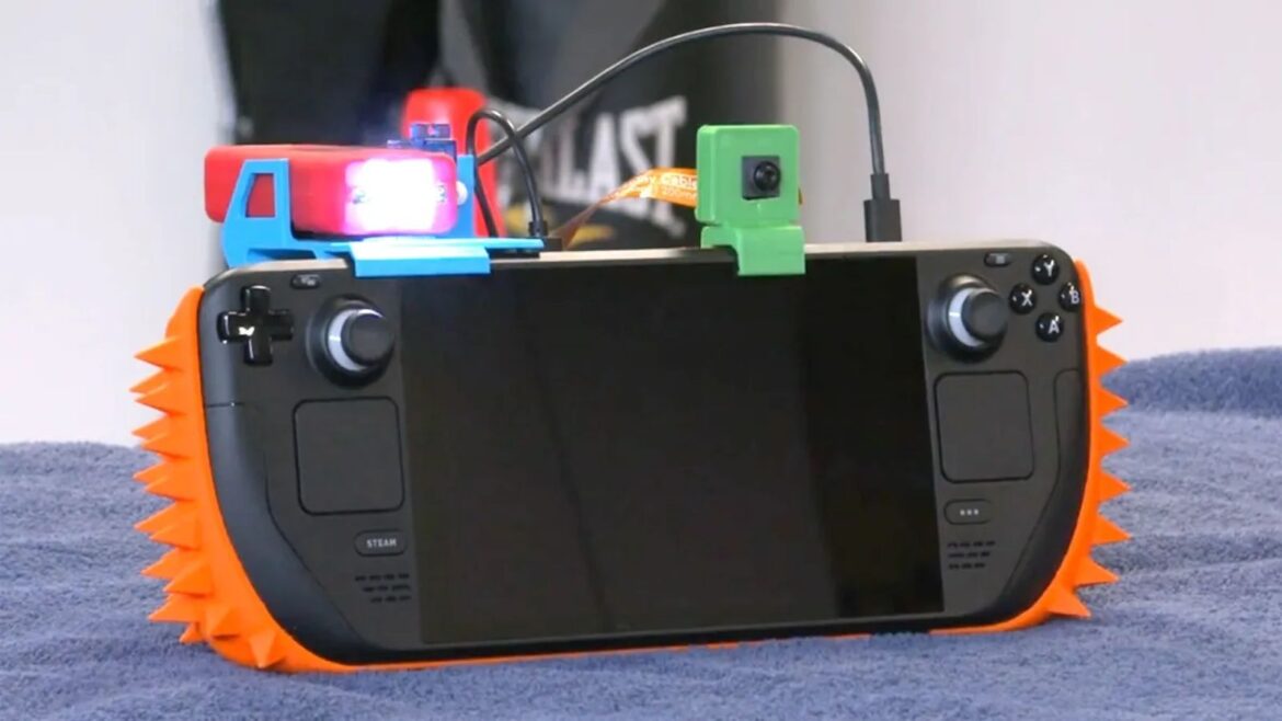 Steam Deck blindada con pinchos, táser y Raspberry Pi contra los ladrones - Steam Deck antirrobo