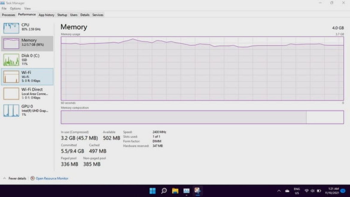 Windows 11 consume demasiada RAM: Microsoft lo admite y promete mejoras - Windows 11 consumo RAM