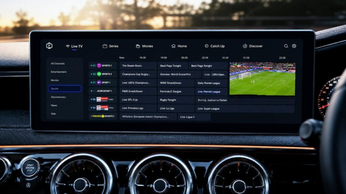 Android Auto IPTV: Lumora y Fermata Xtream convierten el coche en Smart TV