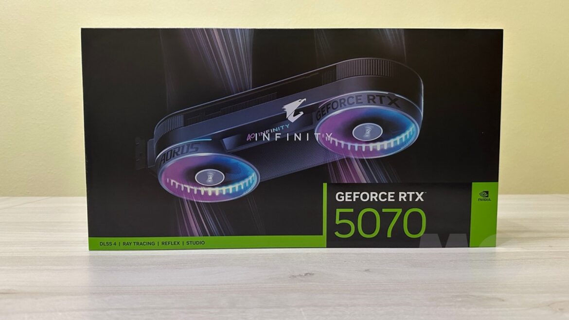 AORUS GeForce RTX 5070 INFINITY 12G: análisis de una gráfica premium - AORUS RTX 5070 INFINITY