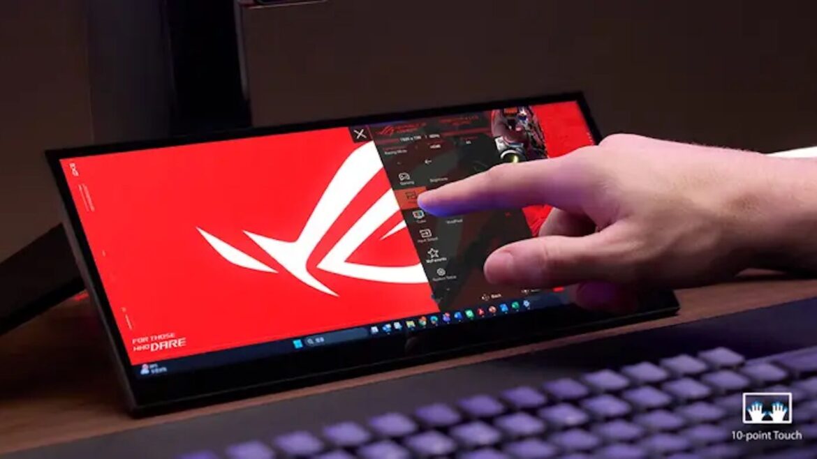 ASUS ROG Strix XG129C: la pantalla táctil que va bajo el monitor
