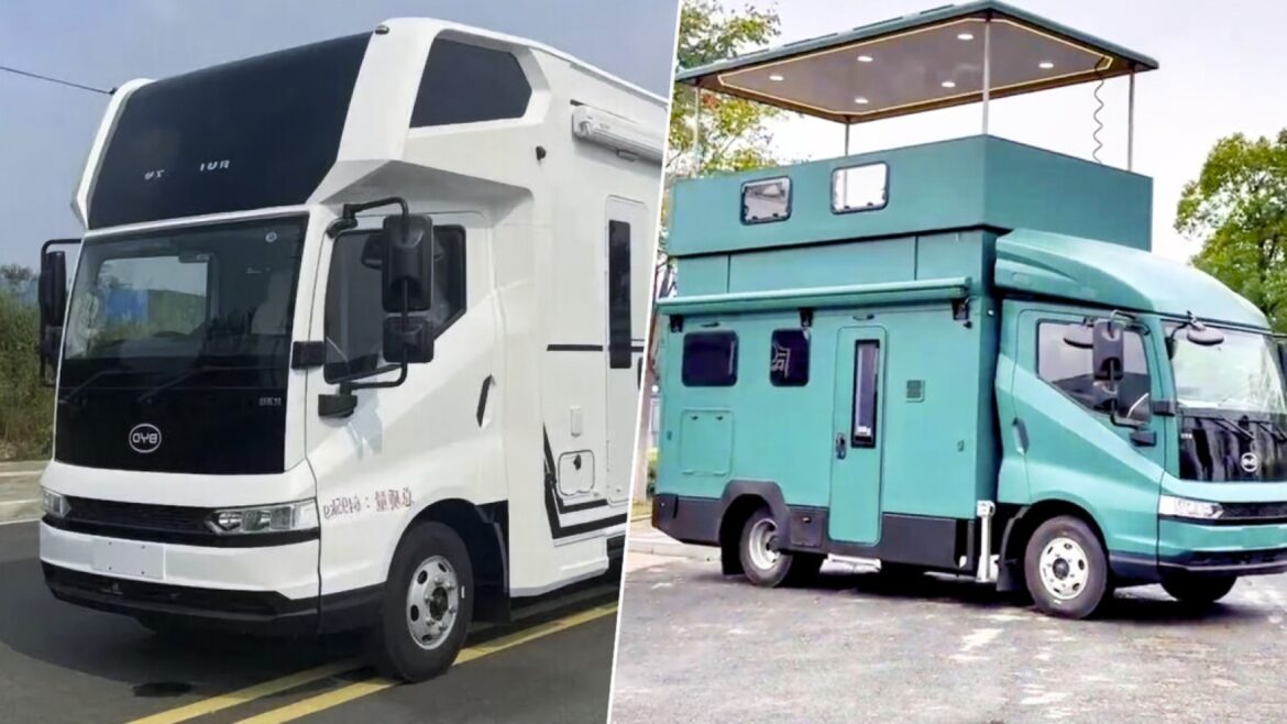 BYD T5: así convierten un camión eléctrico en una camper de lujo - BYD T5 camper