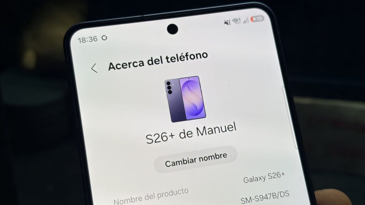 Cómo cambiar el nombre de tu móvil en Android e iPhone paso a paso - cambiar nombre móvil