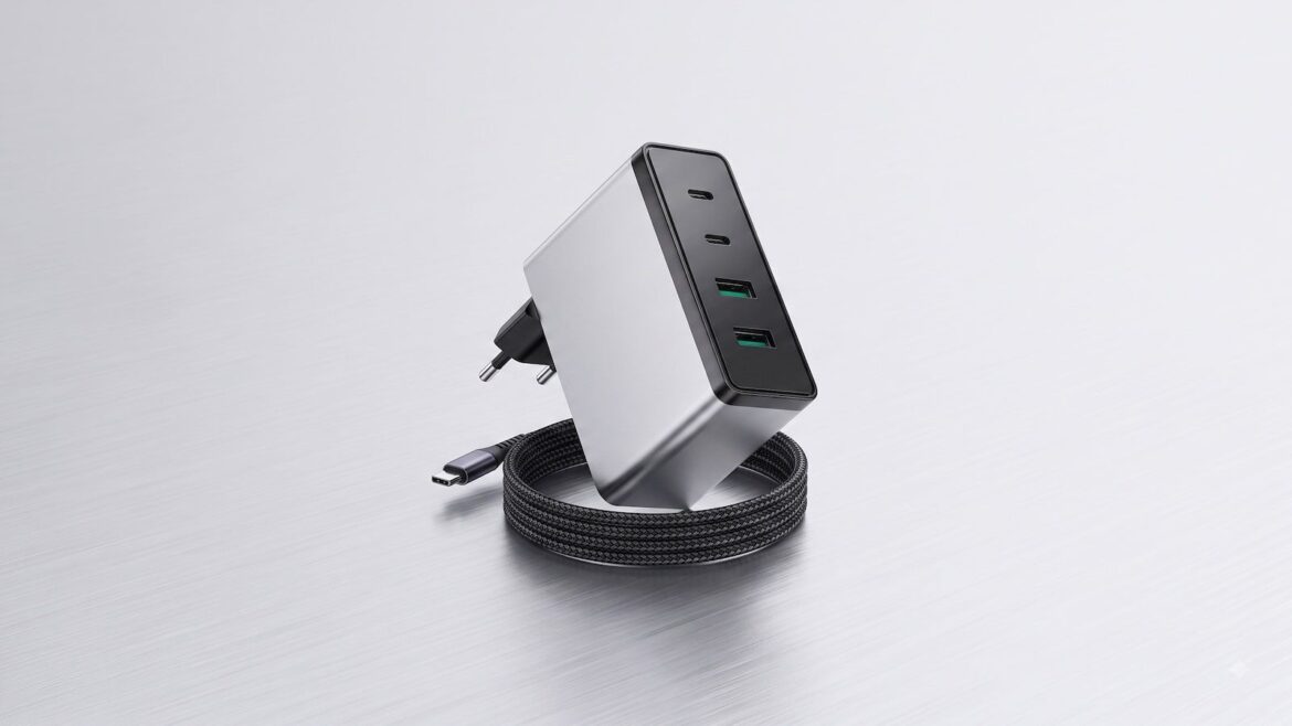 Cargador rápido de 160 W en Amazon: 4 puertos y oferta flash solo hoy - cargador rápido 160 W