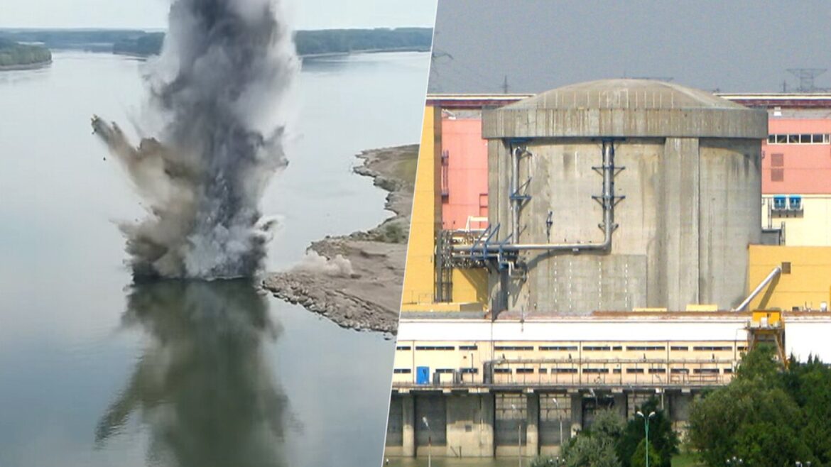 Rumanía usa dinamita para salvar su central nuclear del Danubio seco - central nuclear Cernavodă