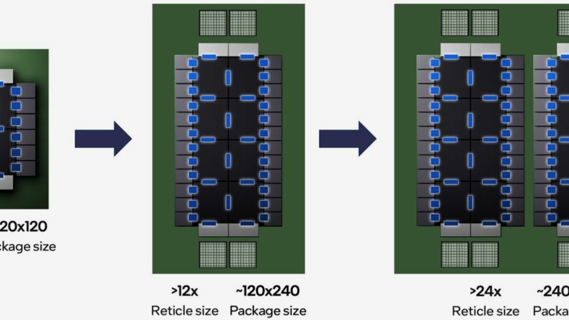 Intel duplica el silicio por chip: llega la era de los procesadores gigantes - chips gigantes Intel