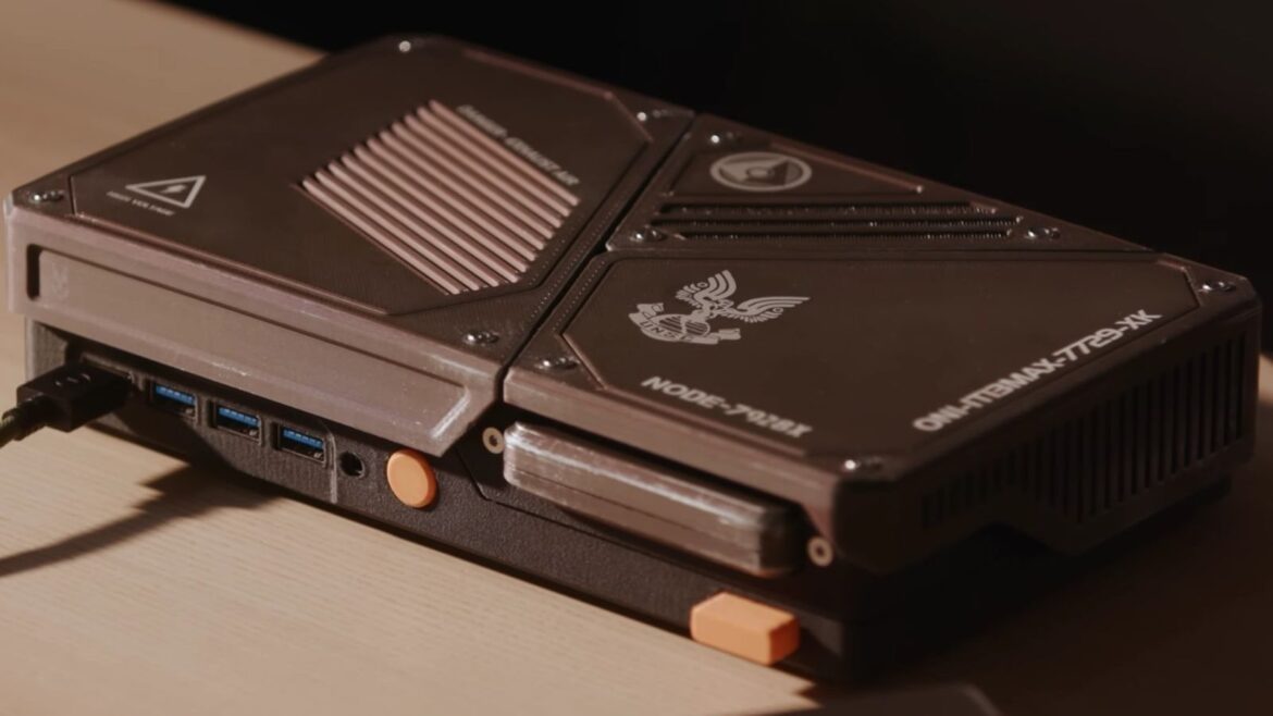 Consola DIY de Halo con cartuchos físicos que reviven el juego real - consola DIY Halo