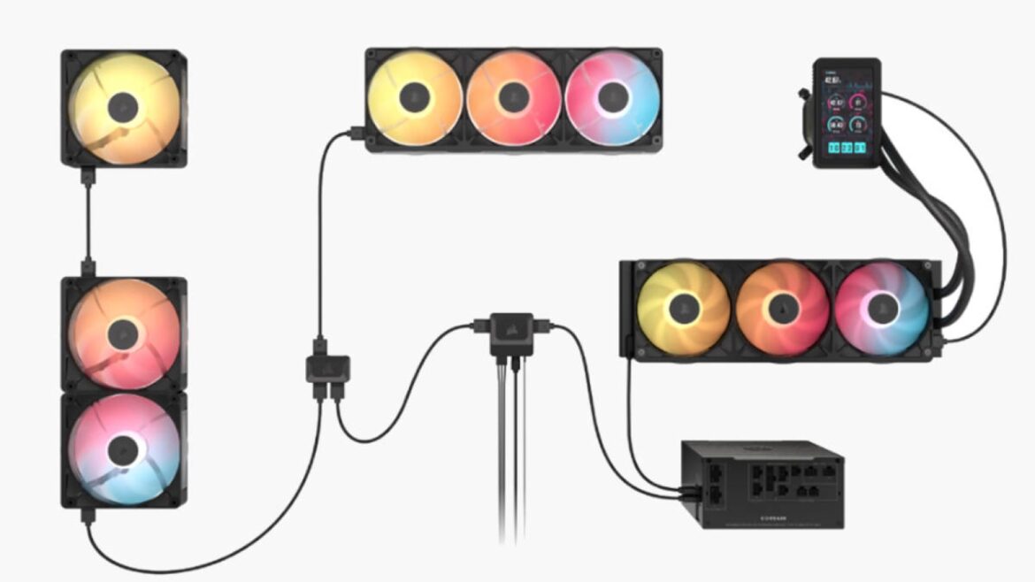Corsair iCUE LINK TITAN II RX: refrigeración con pantalla de 5 pulgadas