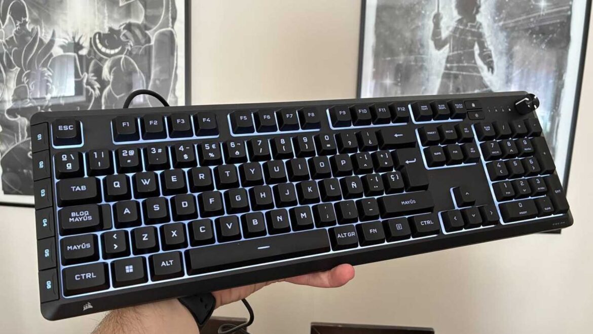 Corsair SKIFF 100 Plus: dos semanas jugando con teclado de membrana