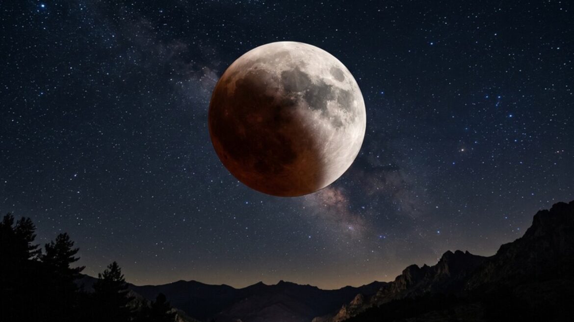 Eclipse parcial de Luna del 28 de agosto: horarios y cómo verlo sin gafas