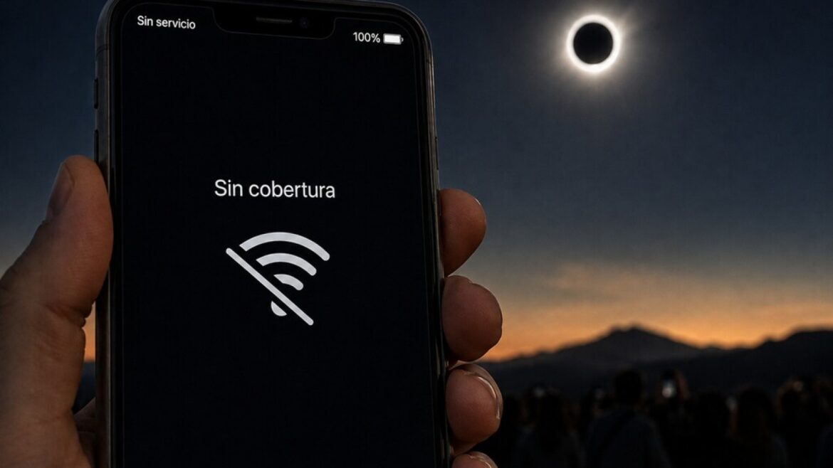 Eclipse total en España: cómo preparar tu móvil para no quedarte sin señal - eclipse total España