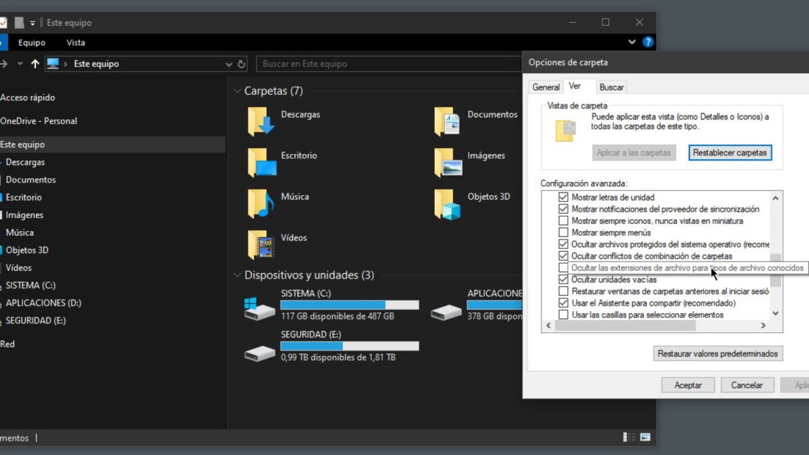 Extensiones de archivos en Windows: qué son y cómo gestionarlas - extensiones de archivos Windows