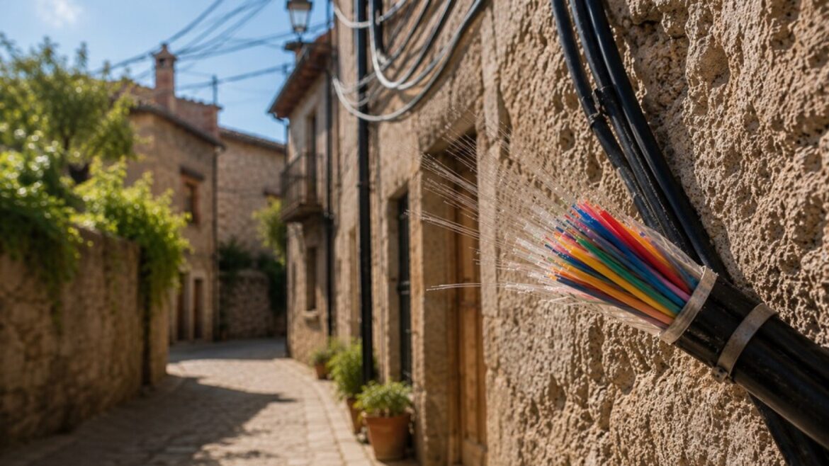 Fibra rural en Girona: el cable pasa por la puerta pero no llega a casa - fibra rural Girona