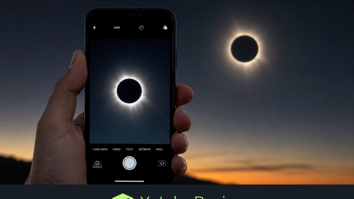 Eclipse solar 2026: cómo fotografiarlo con el móvil sin quemar el sensor - fotografiar eclipse móvil