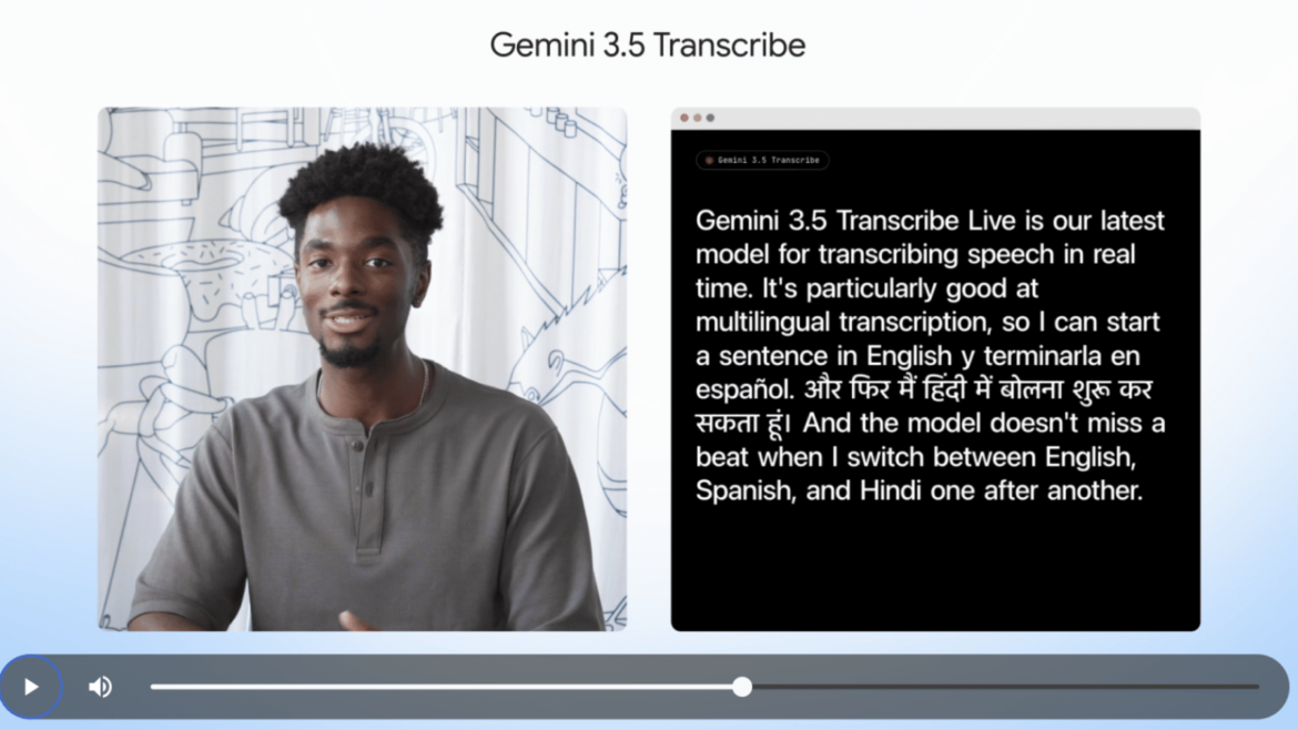 Gemini 3.5 Transcribe: Google reinventa el reconocimiento de voz