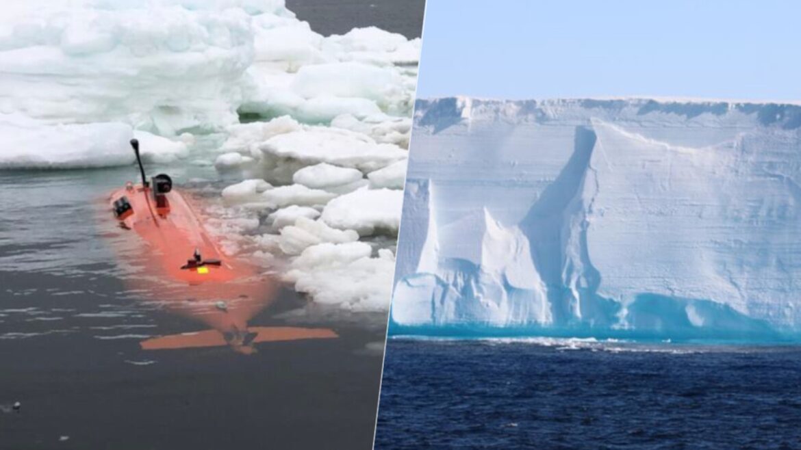 Un robot desapareció bajo la Antártida y reveló la cara oculta del hielo - glaciar Thwaites
