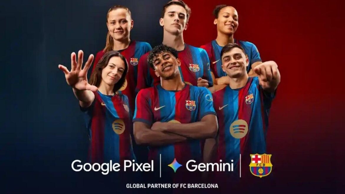 Google Gemini y Pixel llegan al FC Barcelona: la IA cambia el fútbol - Google Gemini FC Barcelona
