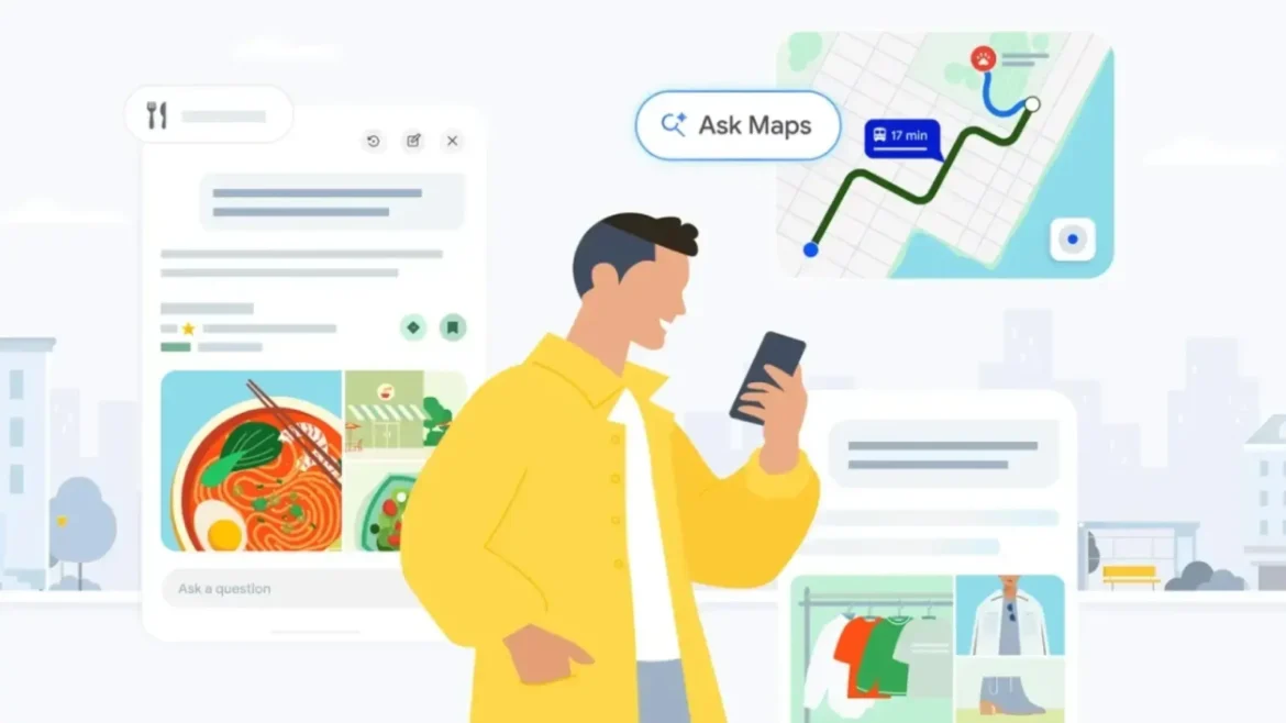 Google Maps se renueva con Gemini: ahora pide comida y planea viajes - Google Maps Gemini