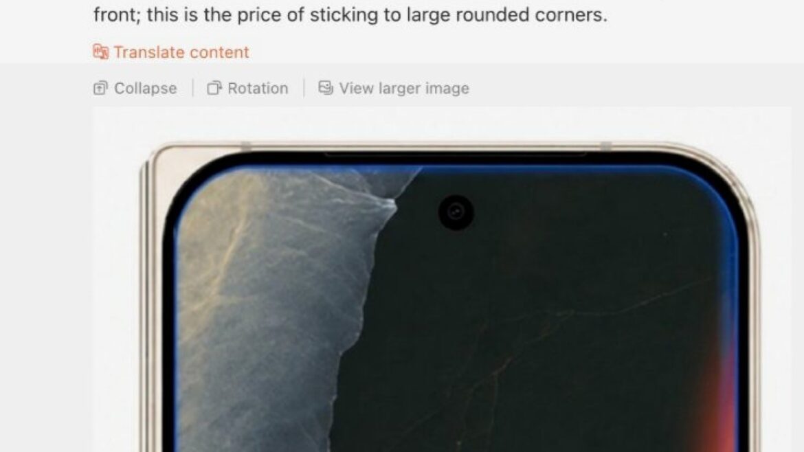 iPhone Ultra: filtran su diseño con un frontal sin Dynamic Island - iPhone Ultra diseño