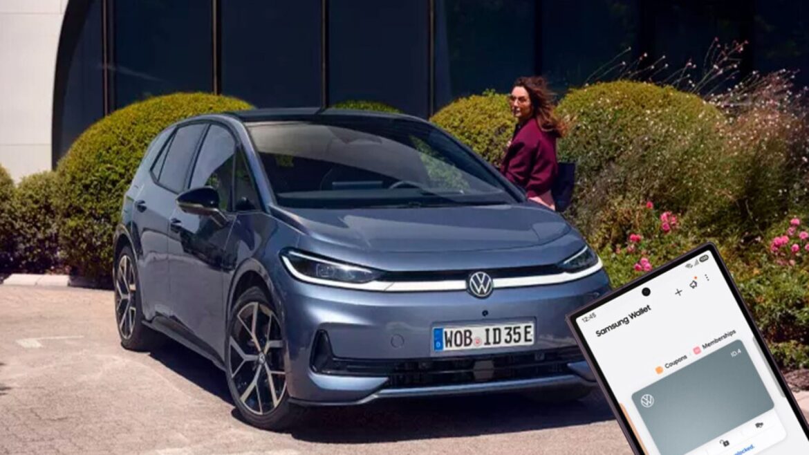 Volkswagen y Samsung lanzan la llave digital en España: abre el coche con tu Galaxy - llave digital Volkswagen